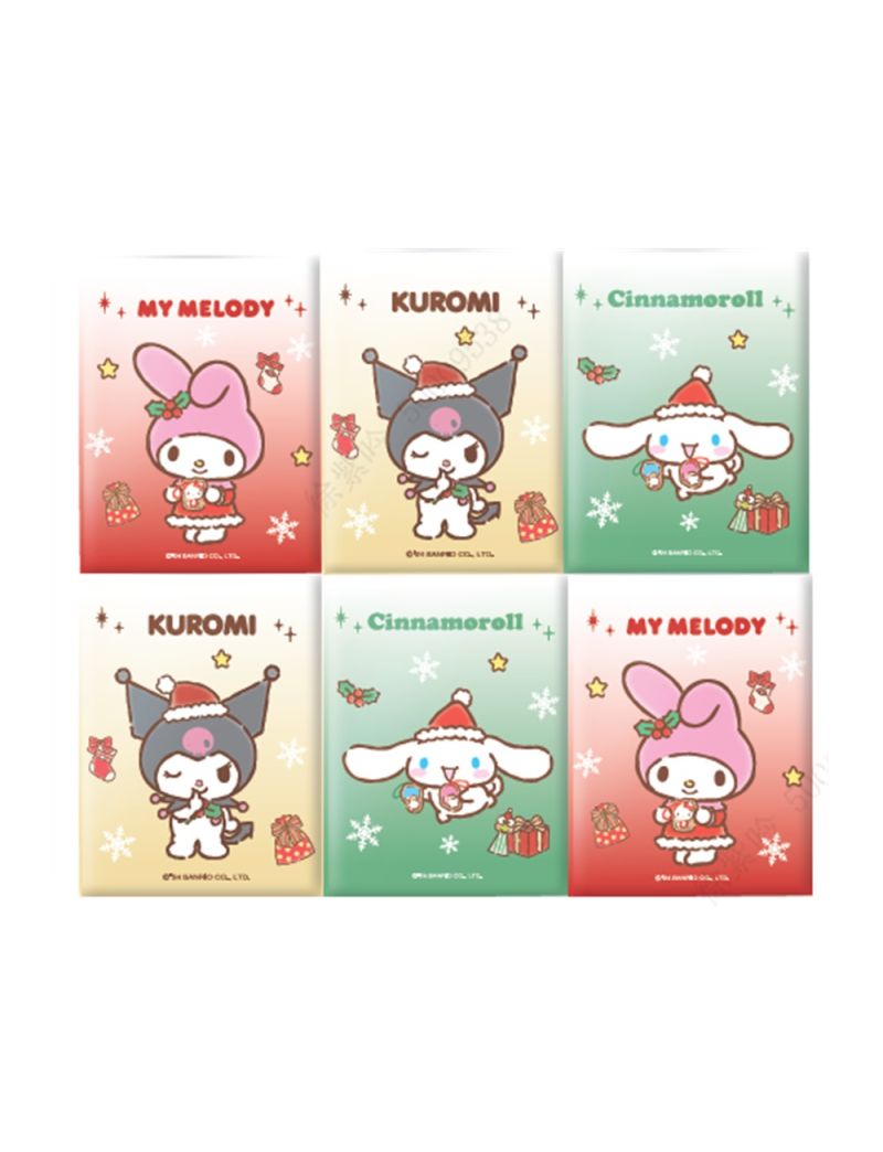 Sanrio Characters Christmas Unscented Tissues 12 Packs