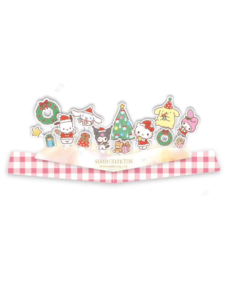 Sanrio Characters Christmas 3D Greeting Card