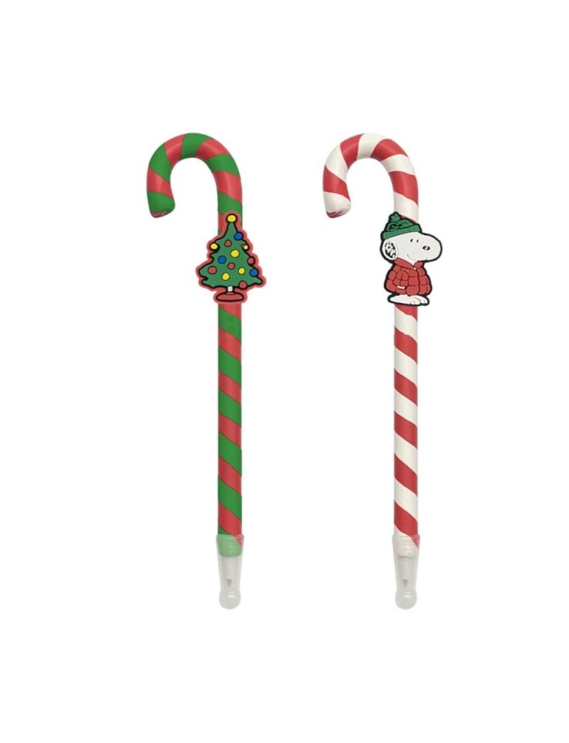 Snoopy Christmas Candy Cane Ballpoint Pen (Assorted Characters)