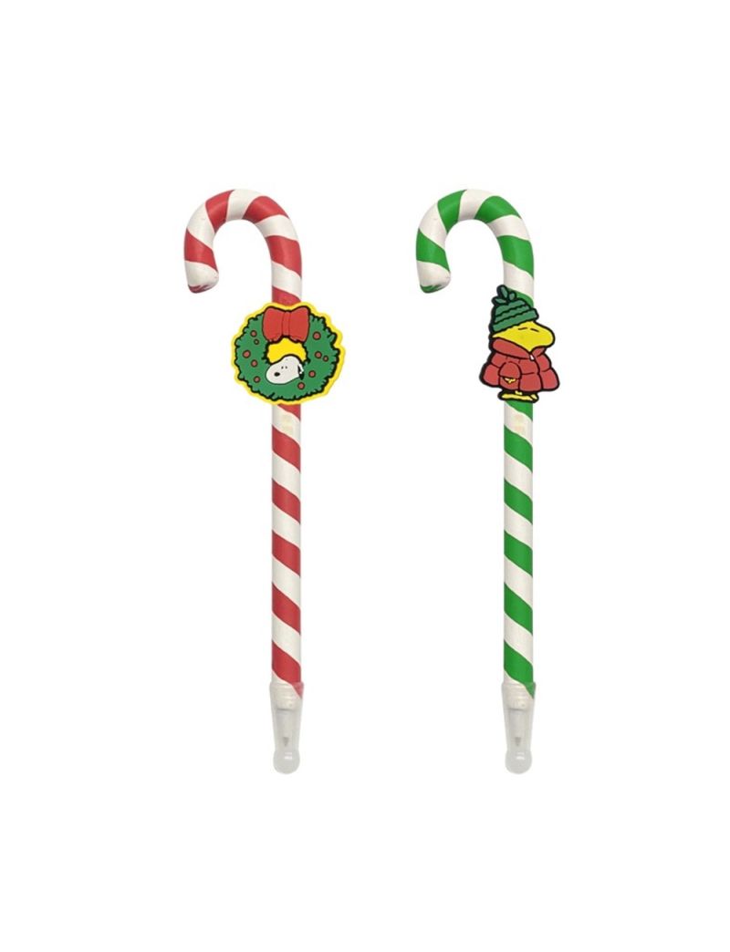 Snoopy Christmas Candy Cane Ballpoint Pen (Assorted Characters Option 2)