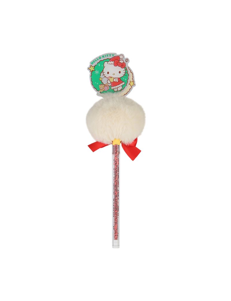 Sanrio Hello Kitty Christmas Pompom Gel Pen