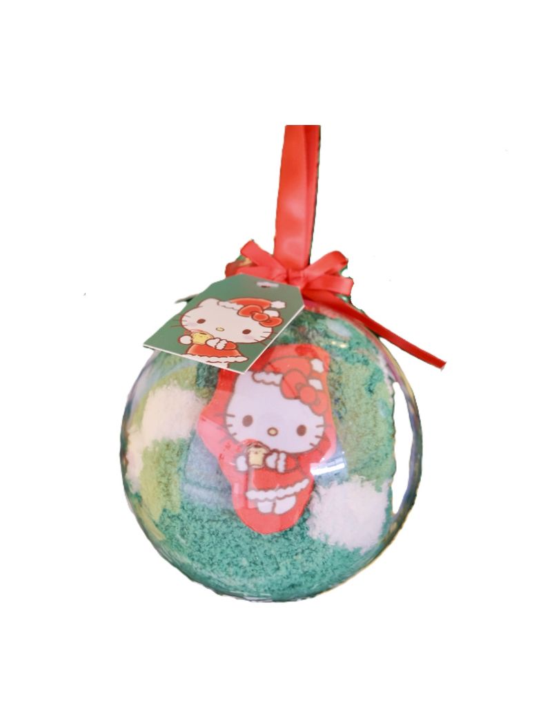 Sanrio Hello Kitty Christmas Socks In Tree Deoration Ball