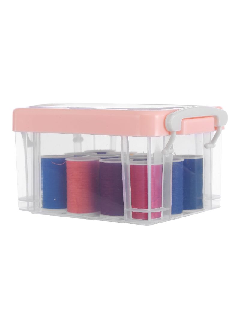 12 Colour Needlework Kit (Pink)