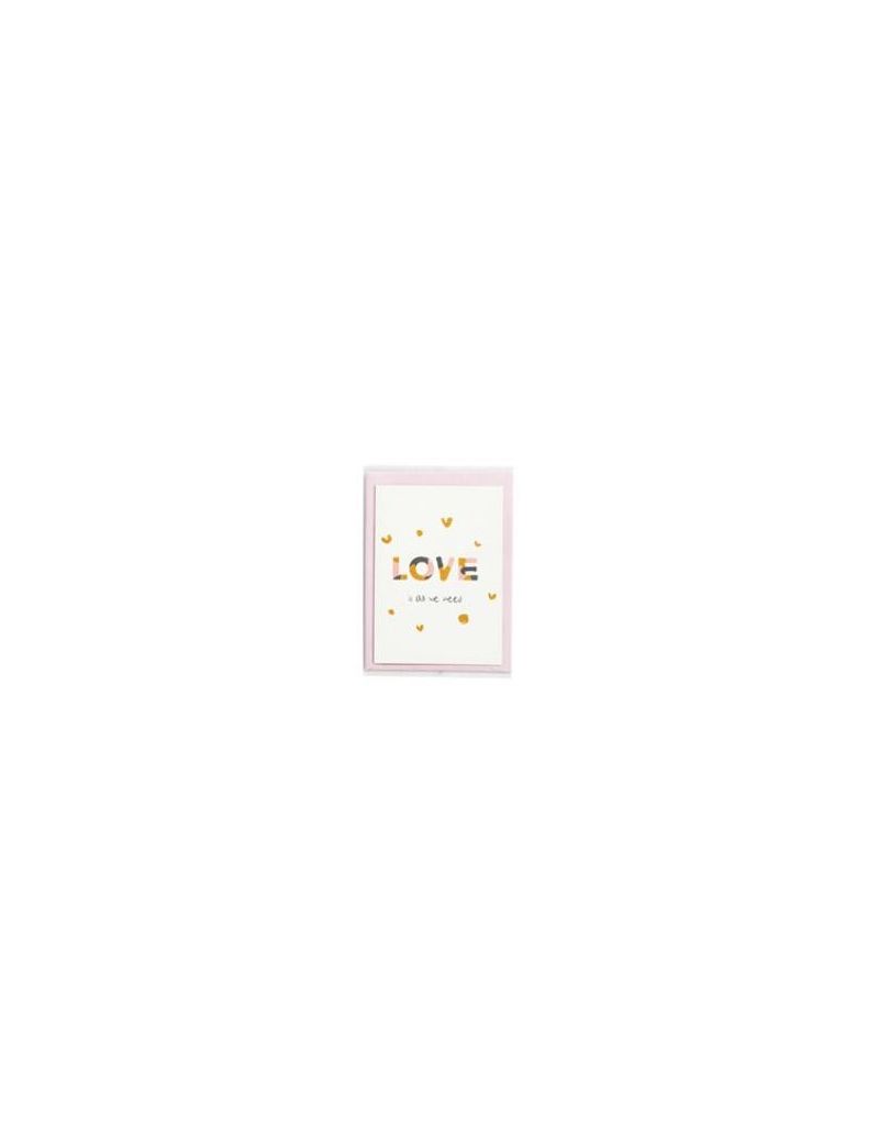 Happy Valentine's Day Love Is All We Need Card