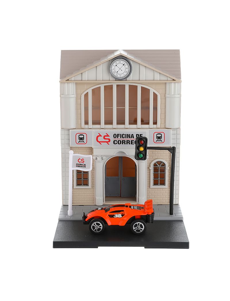 MINISO Post Office & Toy Car Set