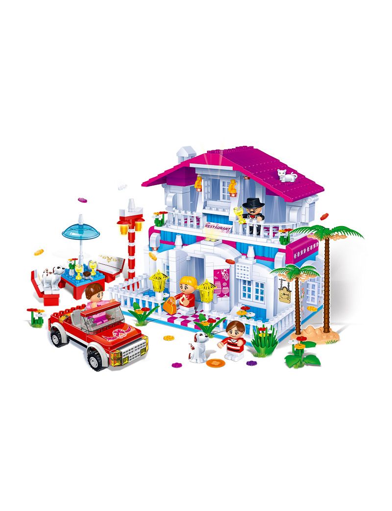 MINISO Holiday Villa Building Blocks Set 552 Pieces