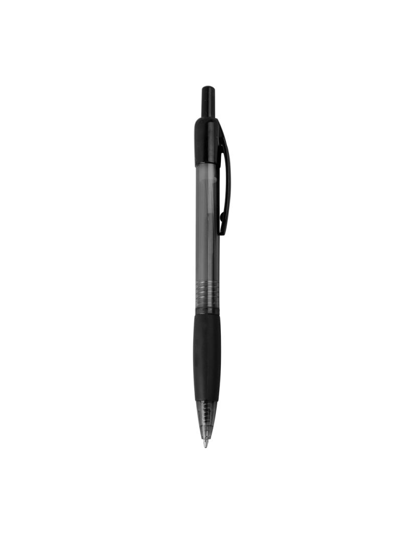 Retractable Black Gel Pen 10 Pack