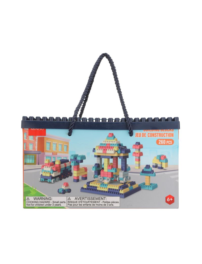 MINISO Basic Element Big-Piece Free Assembling Building Blocks (260 Pcs)