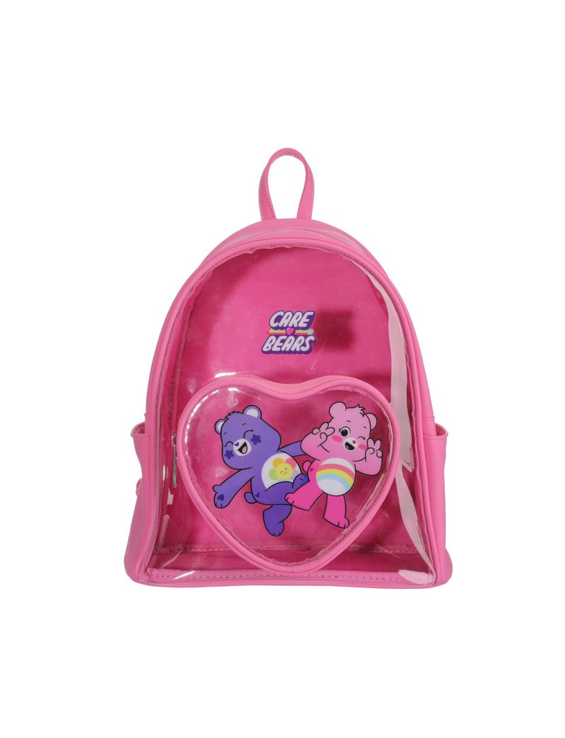 Care Bears Collection Candy Transparent Backpack(Rosy)