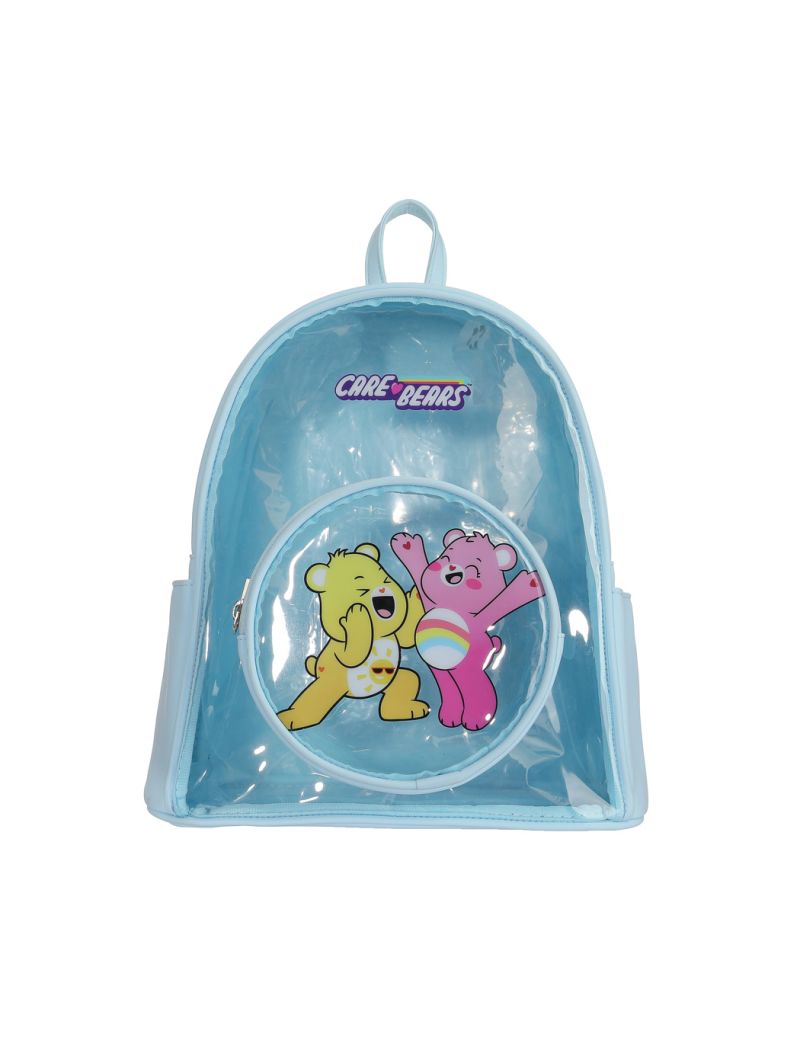 Care Bears Collection Candy Light Blue Transparent Backpack