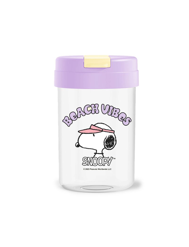 Snoopy Collection Purple Flip-lid Plastic Bottle 500ml