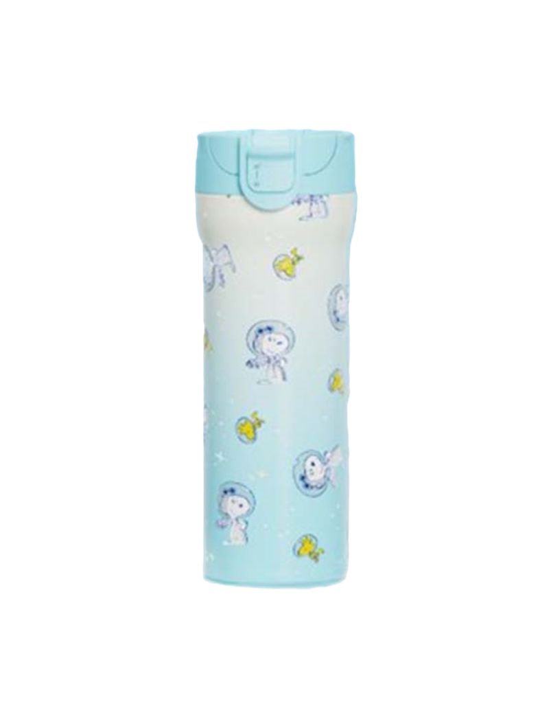 Snoopy The Little Space Explorer Collection Flip-Lid Insulated Bottle 420ml