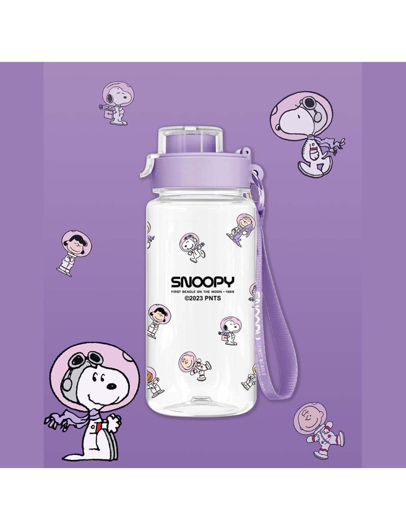 Snoopy the Little Space Explorer Collection Plastic Bottle with Strap 640ml