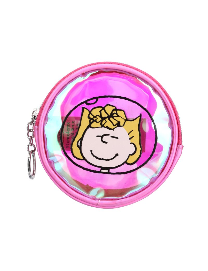 Snoopy the Little Space Explorer Collection Round Coin Purse(Pink)