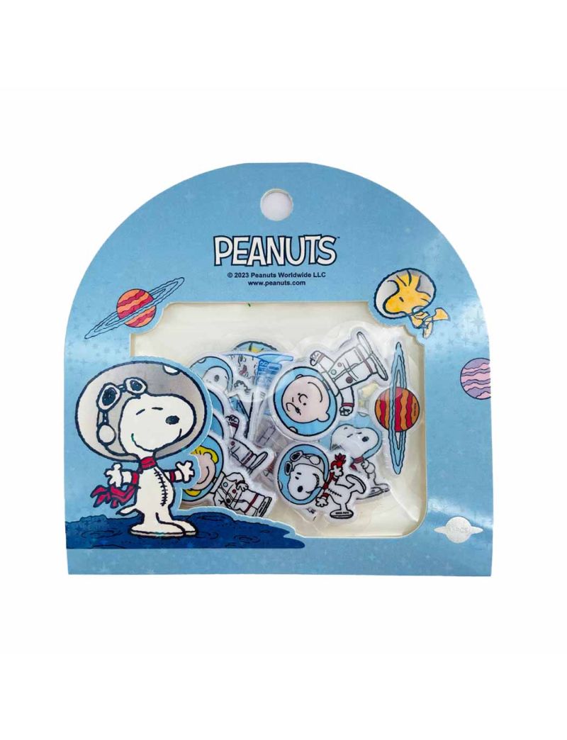 Snoopy the Little Space Explorer Collection Puffy Stickers (16 Pcs)