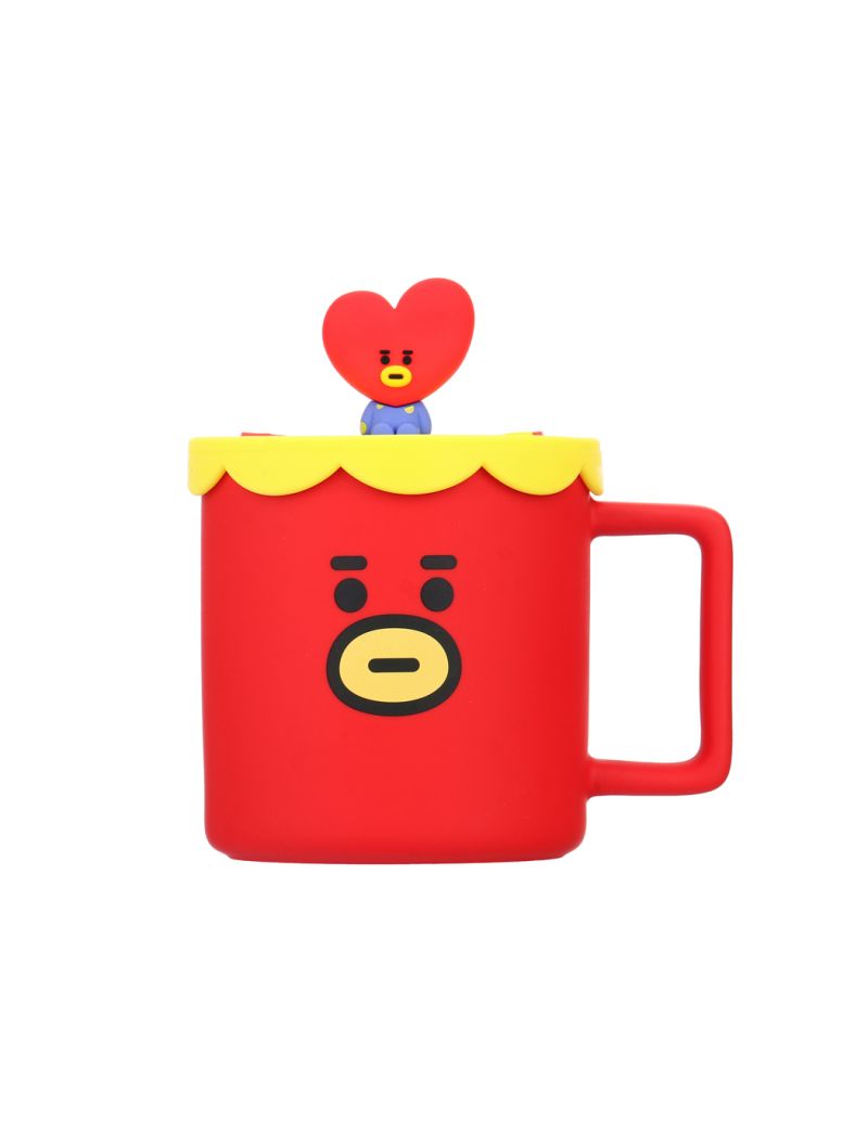BT21 Collection Ceramic Cup with Silicone Lid (425mL)(TATA)