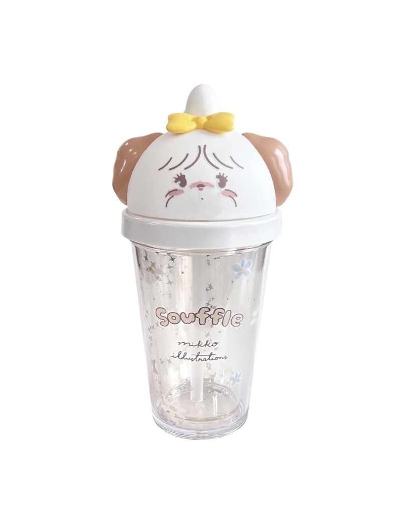 Mikko Collection Souffle Plastic Bottle with Cartoon Lid 320ml