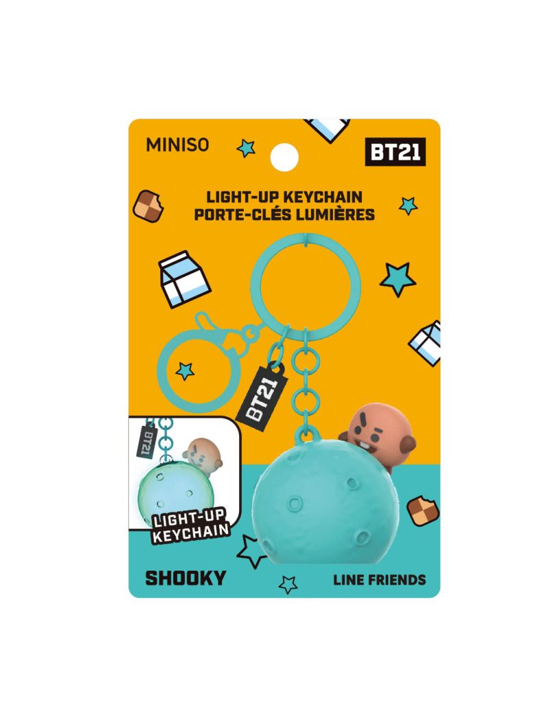 BT21 Collection Light-up Keychain(SHOOKY)