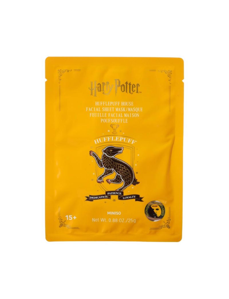 Harry Potter Hufflepuff House Colour Facial Sheet Mask