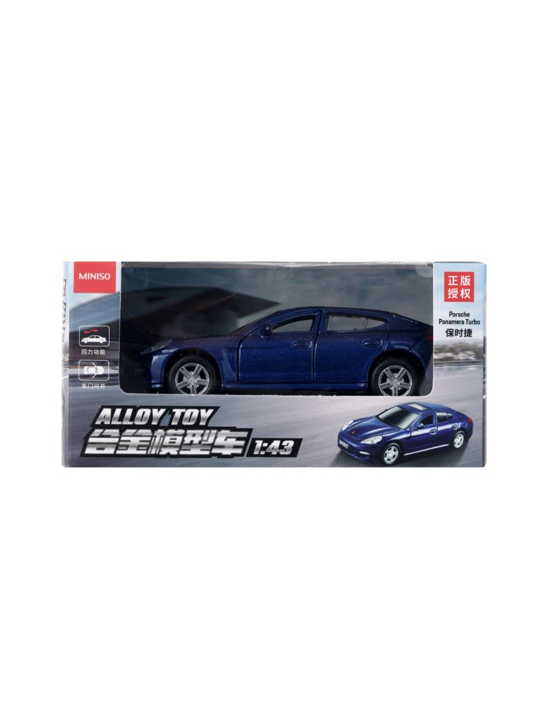 Model Car Porsche Panamera Turbo Pull Back Traction Ratio 1:43