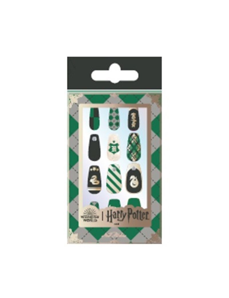 Harry Potter Slytherin False Nails