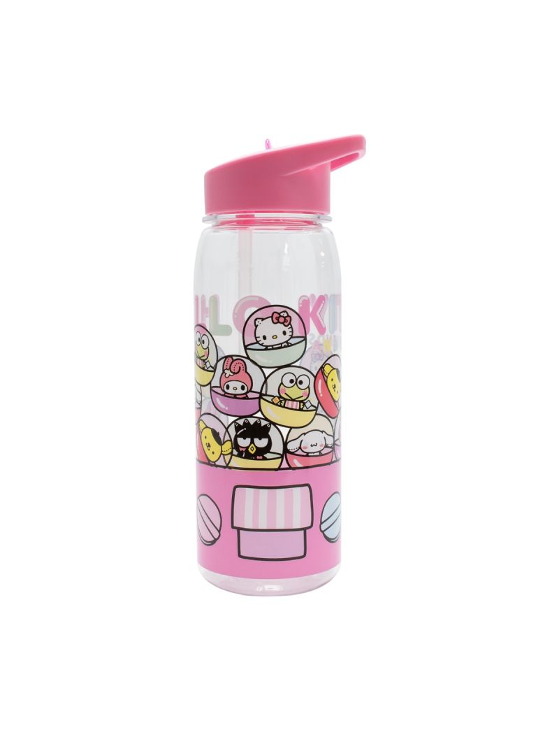 Hello Kitty Flip-Top Straw Water Bottle