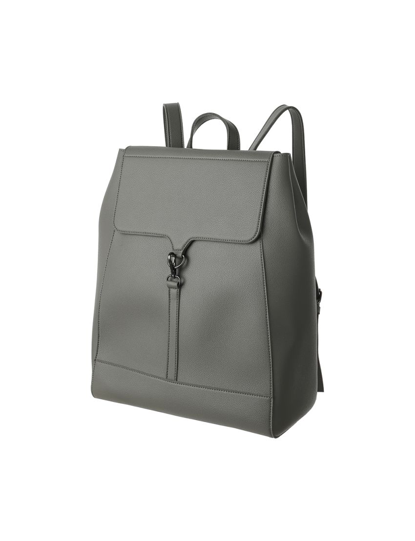 Backpack with Snap Hook Gray