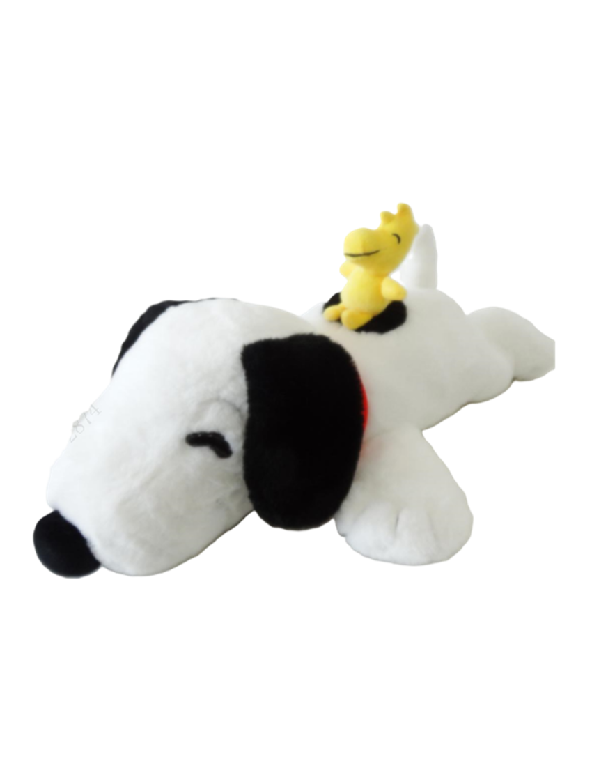 Snoopy Christmas Woodstock On Back 20 Inch Plush Soft Toy