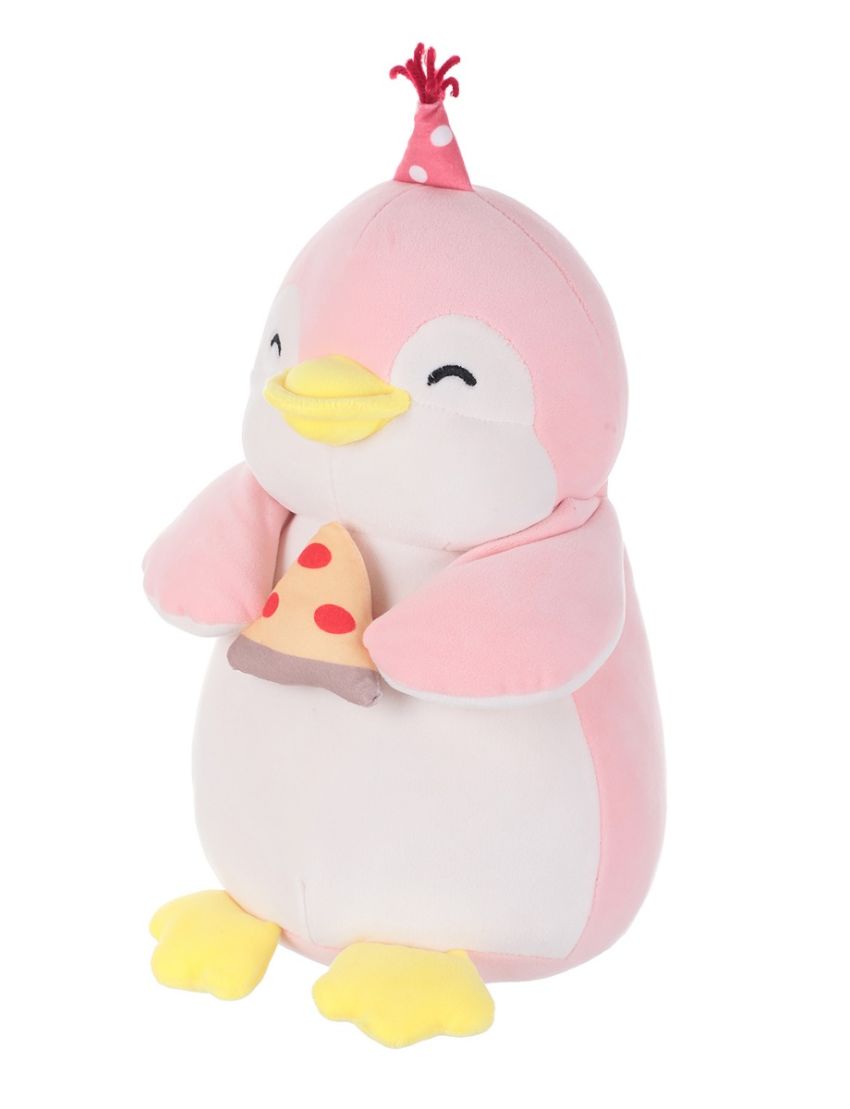 Mini Family PenPen Penguin Pizza Plush Soft Toy