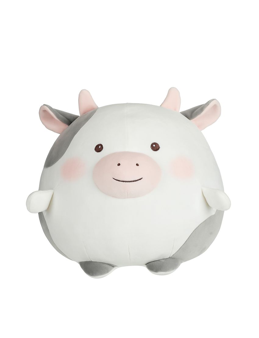 Round Cow Plush Soft Toy