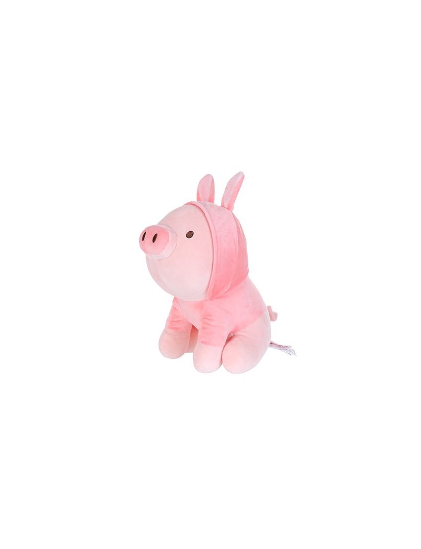 Sitting Piglet Rabbit Hoodie Plush Soft Toy