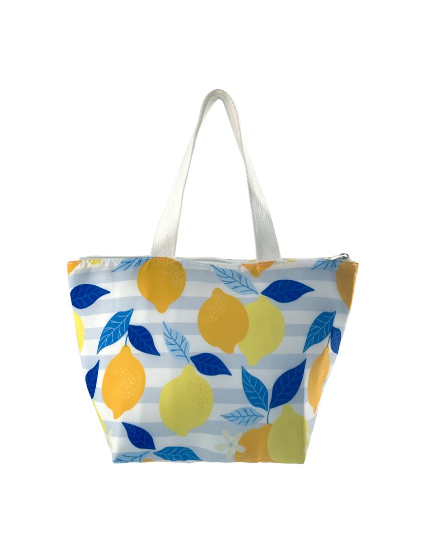 Lemon Day Lunch Bag Blue