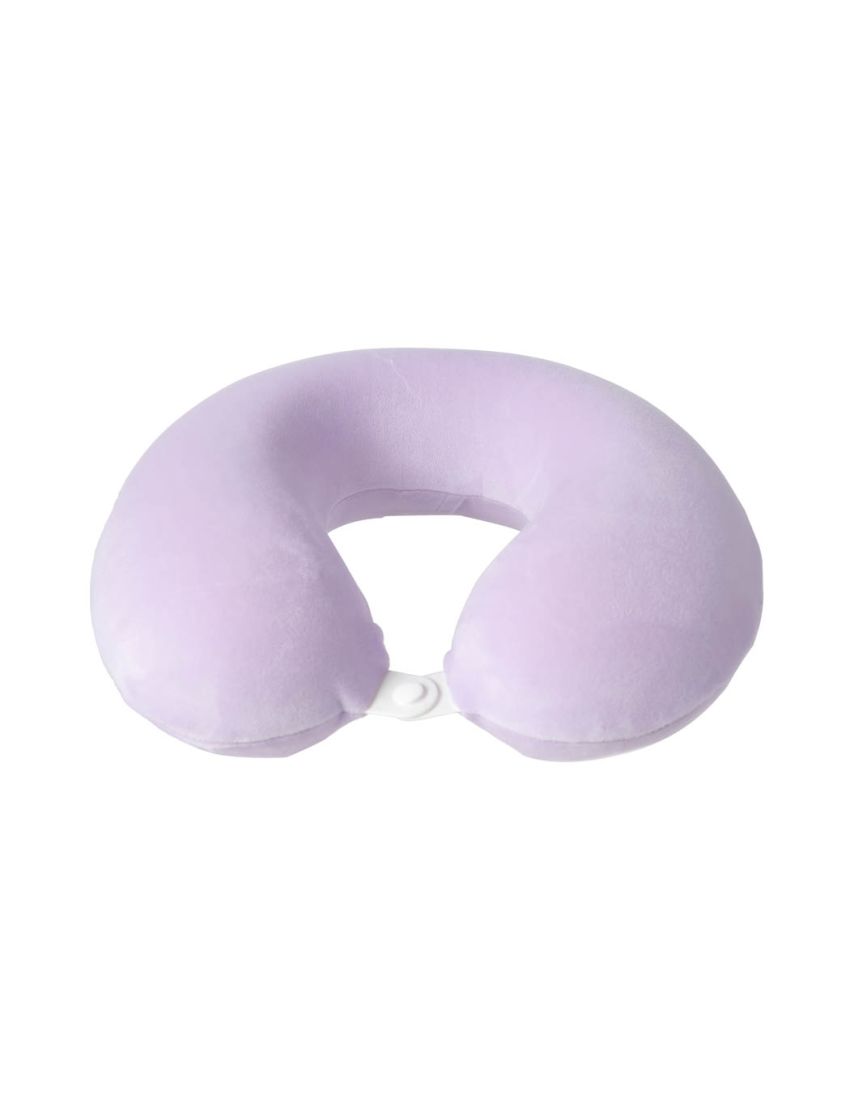 MINISO Purple Memory Foam U Shaped Neck Pillow