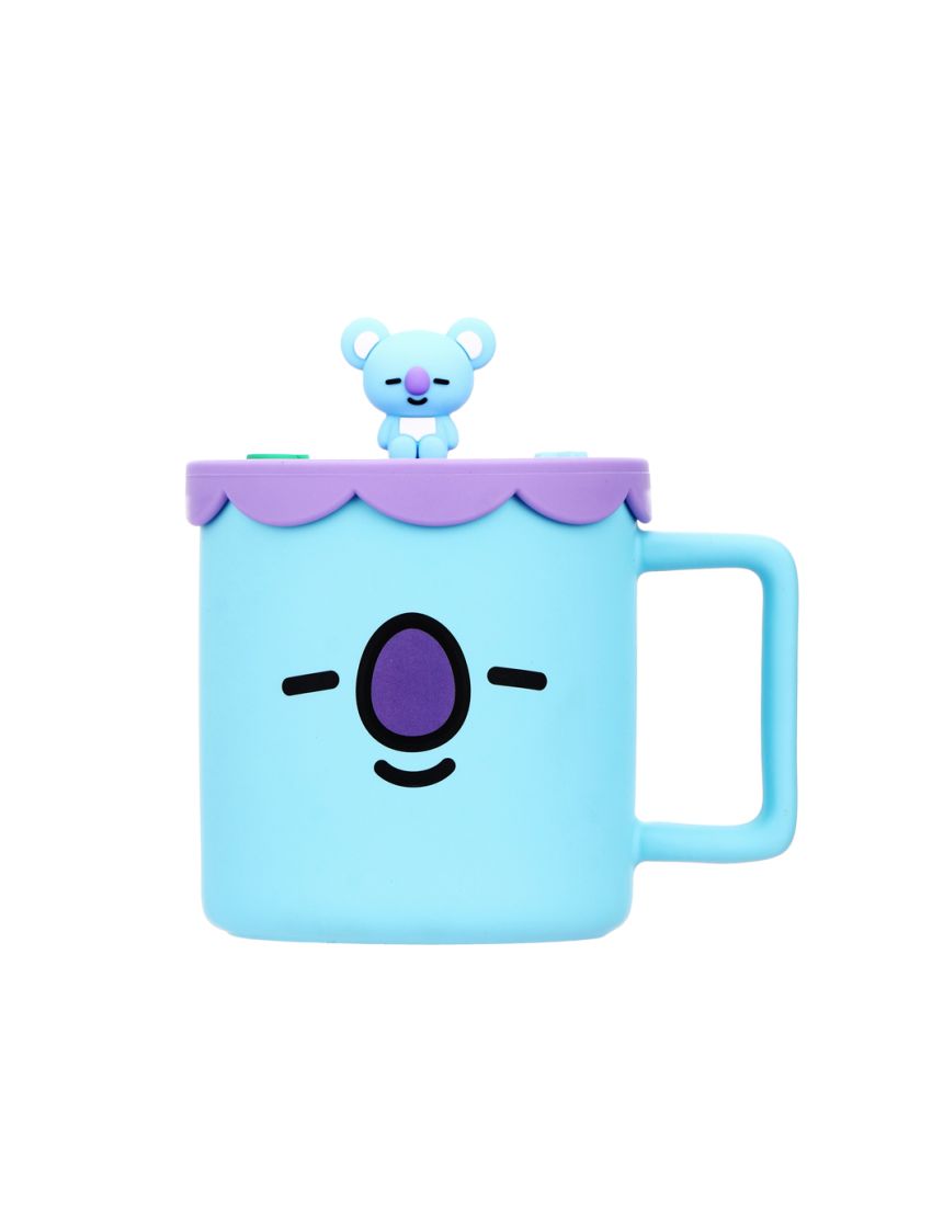 BT21 Collection Koya Ceramic Cup with Silicone Lid 425ml | MINISO