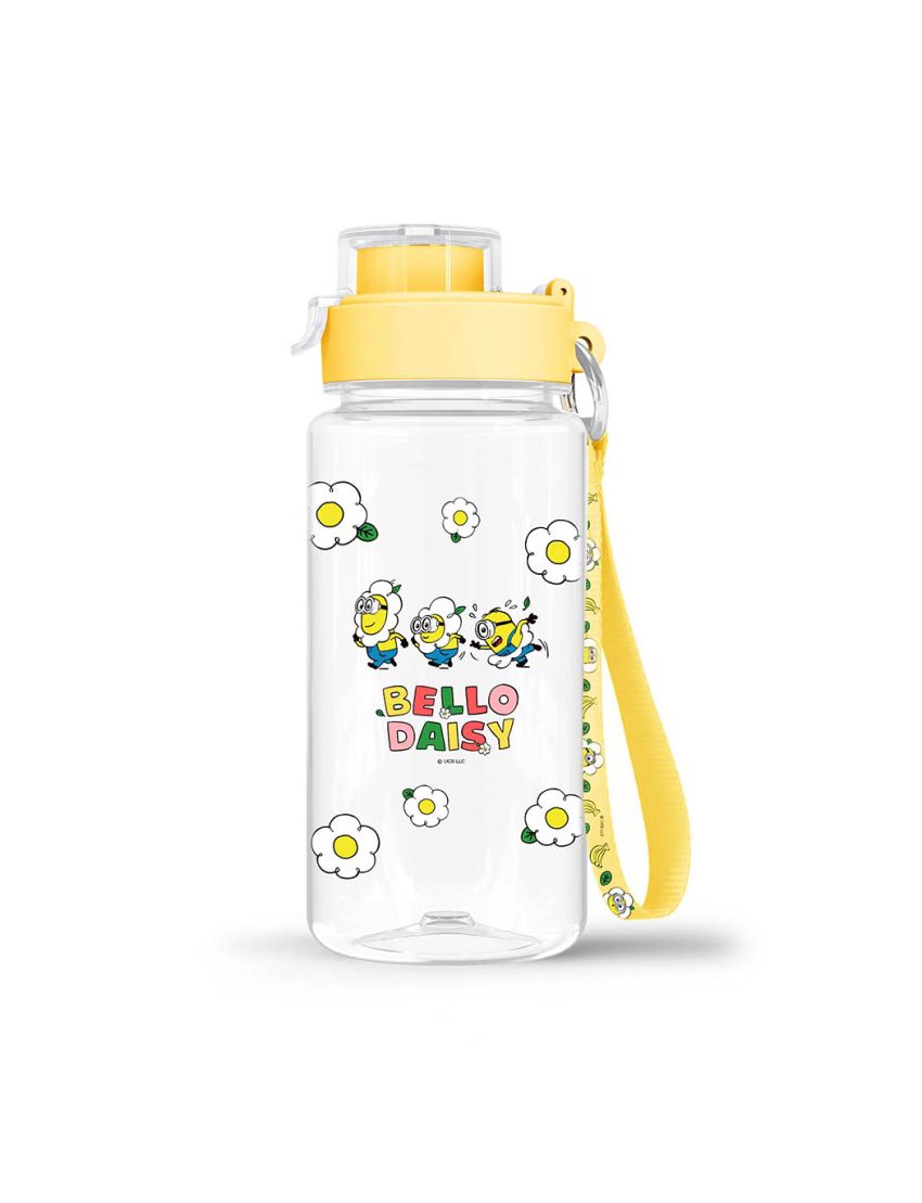 Daisy Minions Collection Plastic Bottle with Strap (640mL)(Yellow 