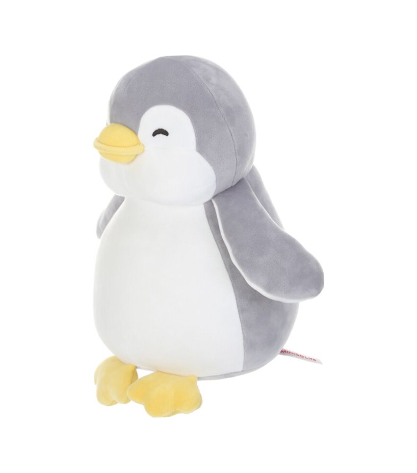 Mini Family PenPen Small Penguin Grey 10 Inch Plush Soft Toy