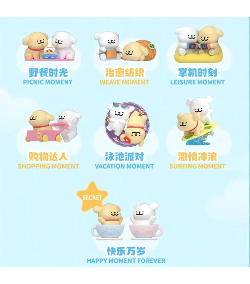 Maltese Enjoy The Moments Series Figures Blind Box