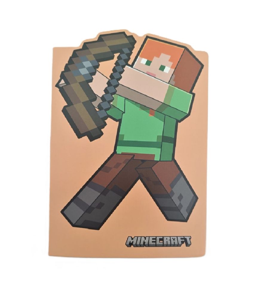 Minecraft Steve & Alex 32 Page Stitch Bound Notebook Set Of 2