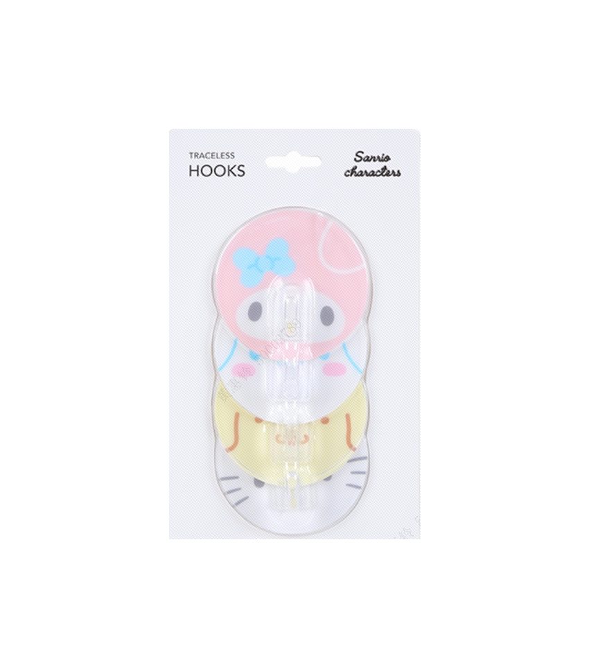Sanrio Round Traceless Hooks 4pcs