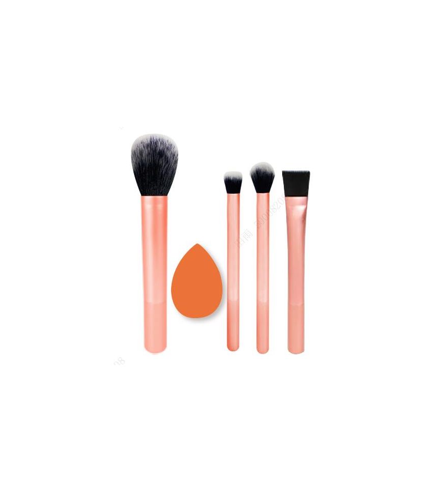 Luxury Series 5-Piece Makeup Sponge & Makeup Brush Multifunctional Set