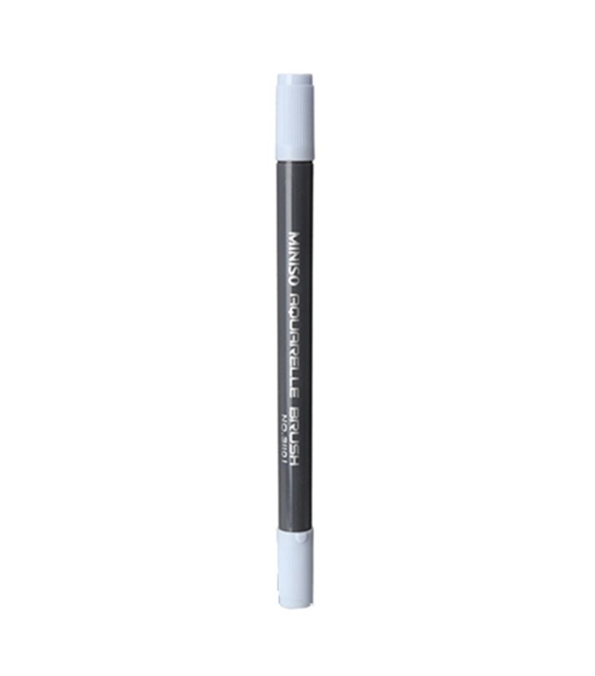MINISO Aquarelle Dual Tip Black Marker Pen 