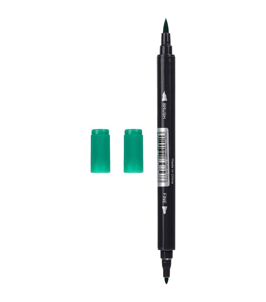 MINISO Water Soluble Double Headed Green Colouring Pen