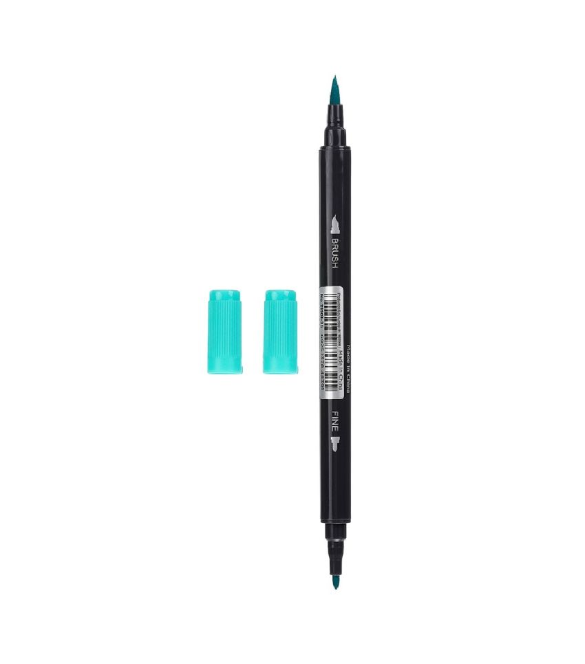 MINISO Double Headed Mint Green Coloured Marker Pen