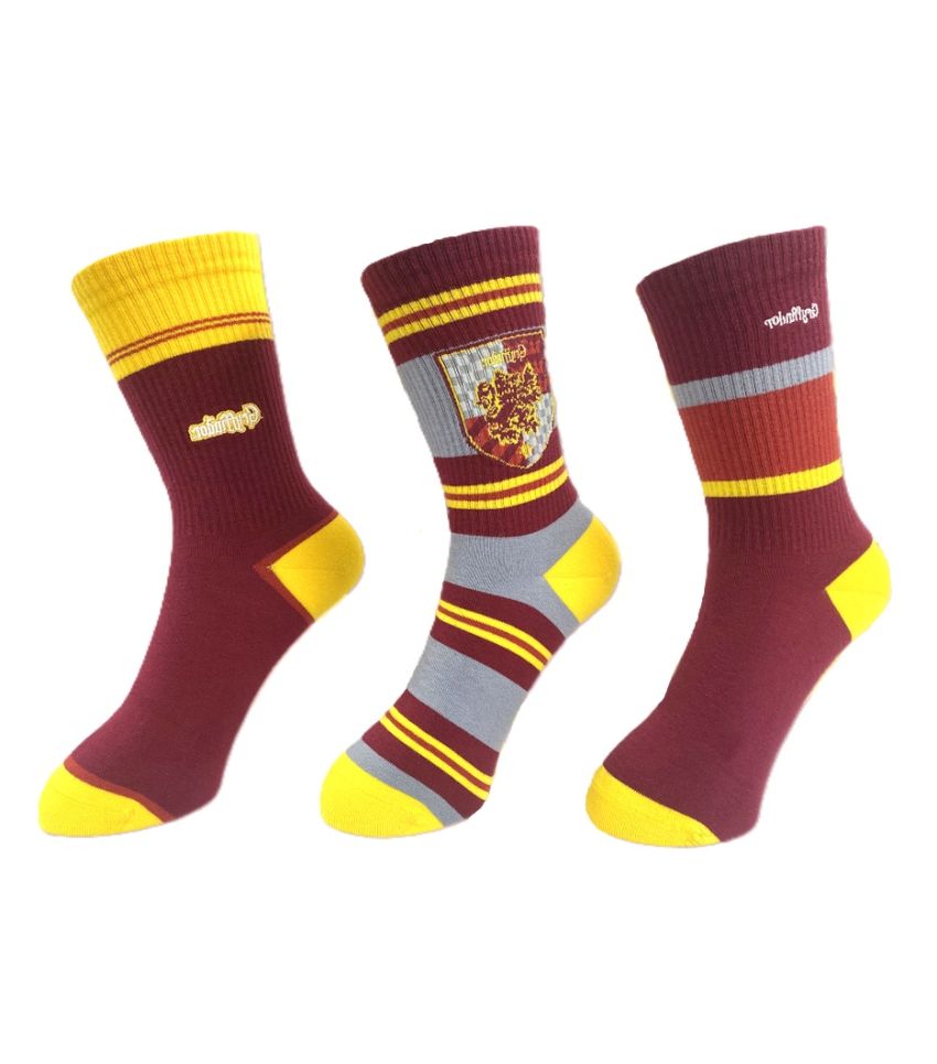 Harry Potter Gryffindor 3 Pairs Crew Socks