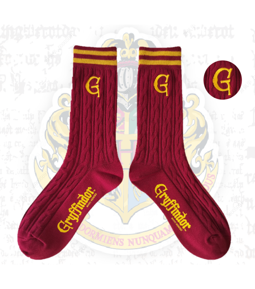 Harry Potter Gryffindor Striped Crew Socks
