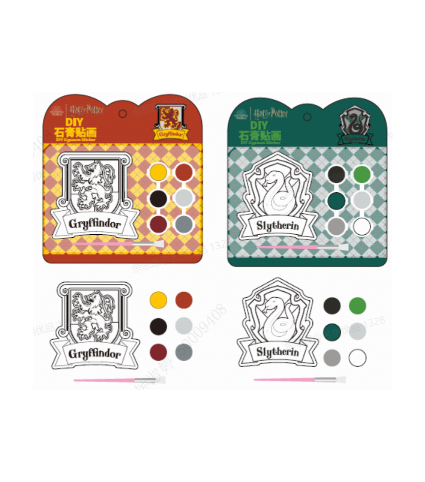 Harry Potter Coloring Plaster Refrigerator Magnet (2 Assorted Models)(A)