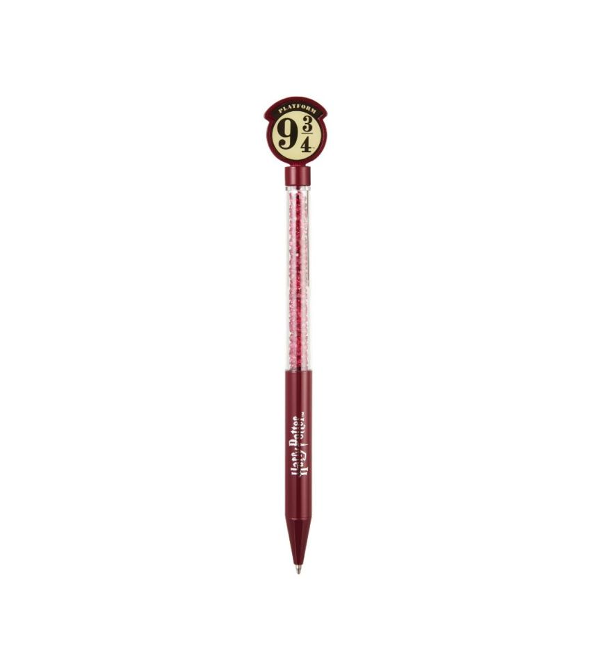 Harry Potter Platform 9 3/4 Metal Figure Black Ballpoint Pen