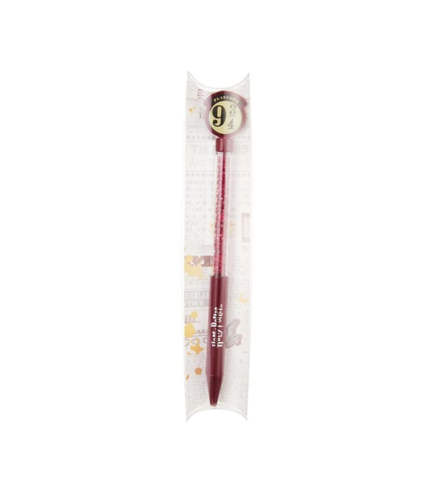 Harry Potter Platform 9 3/4 Metal Figure Black Ballpoint Pen