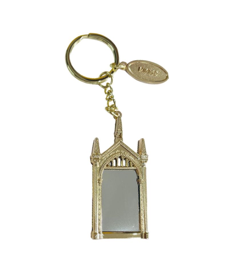 Harry Potter Metal Liquid Glitter Mirror Keychain