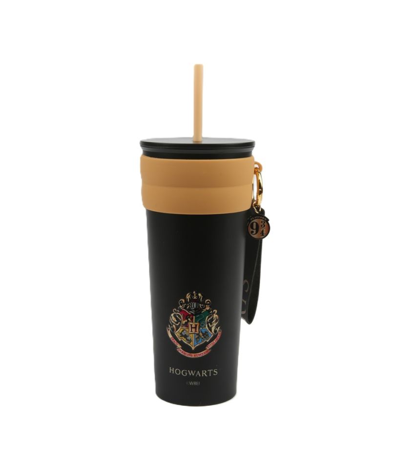 Harry Potter Stainless Steel Tumbler & Straw 800ml